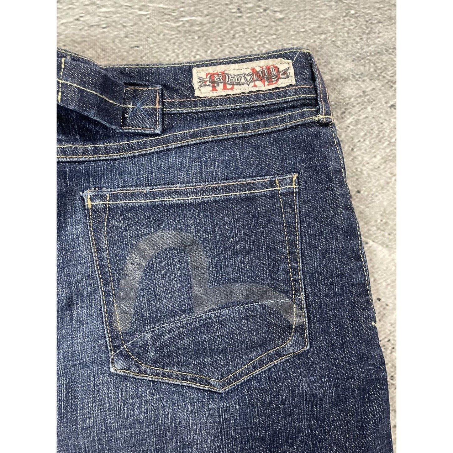 Evisu x Puma vintage navy skirt black seagulls Y2K