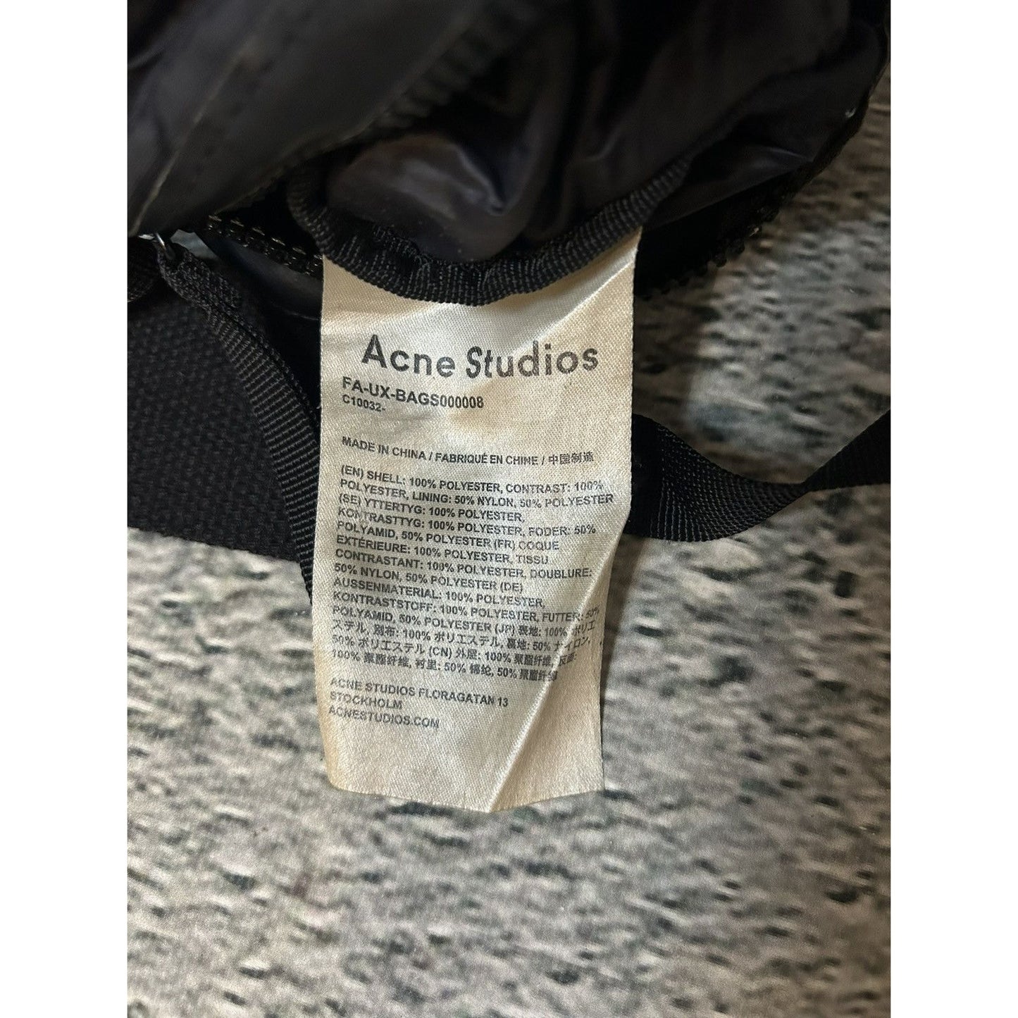Acne Studios Crossbody Bag Arvel Black