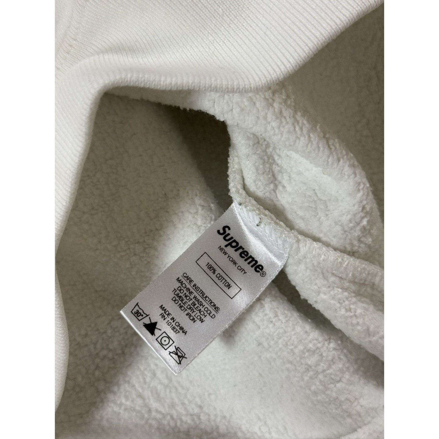 Supreme Paneled crewneck SS21 lime white