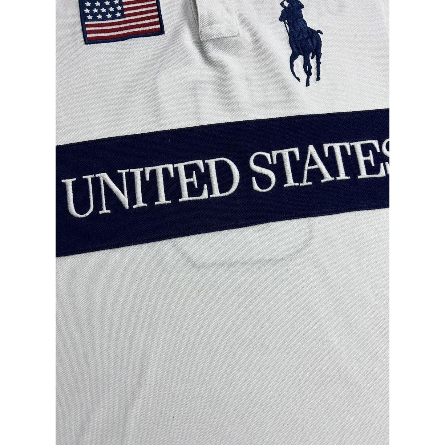 Chief Keef Polo Ralph Lauren USA vintage shirt white