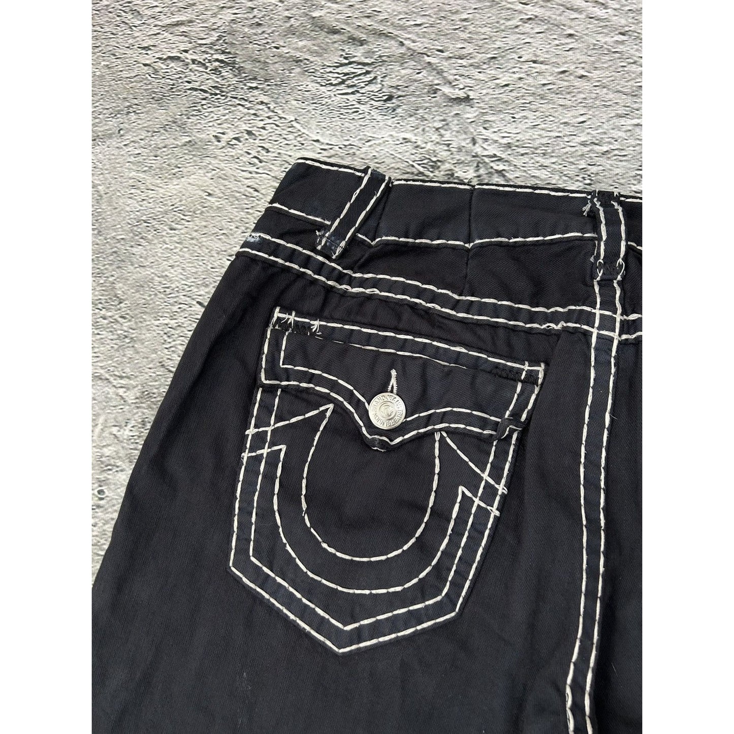 True Religion vintage black jeans denim pants Y2K Ricky