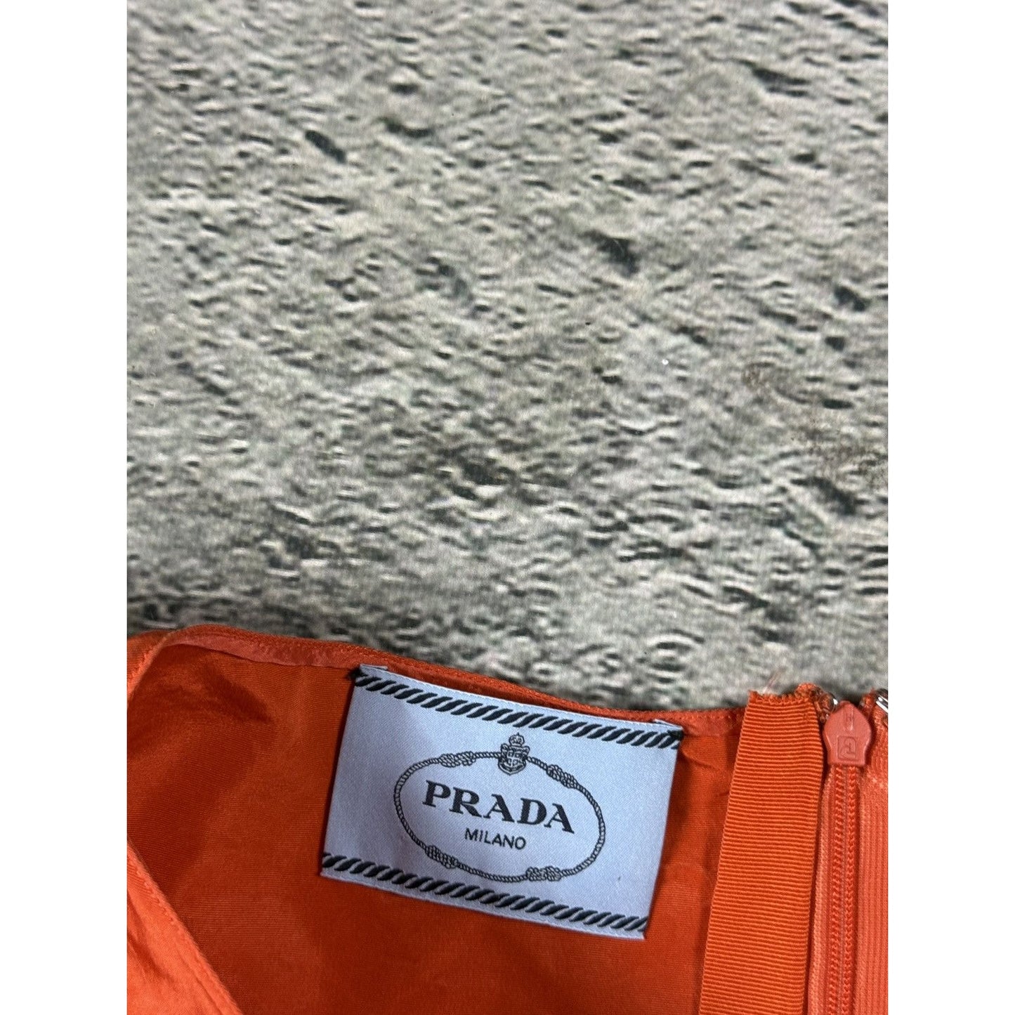 Prada orange dress vintage