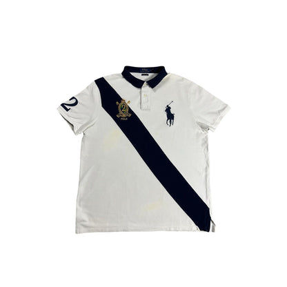 Chief Keef Polo Ralph Lauren vintage big pony white navy