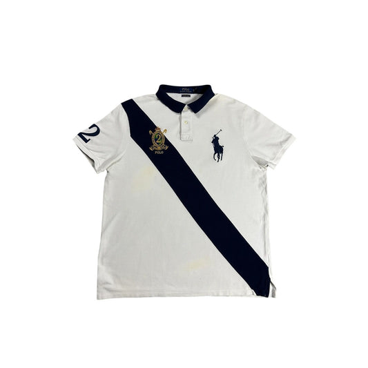 Chief Keef Polo Ralph Lauren vintage big pony white navy