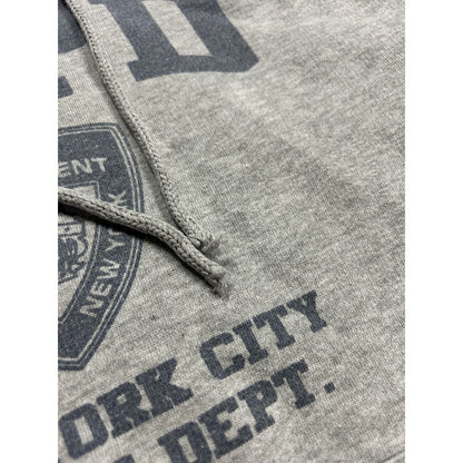 Vintage New York Police Department NYPD Hoodie Y2K grey