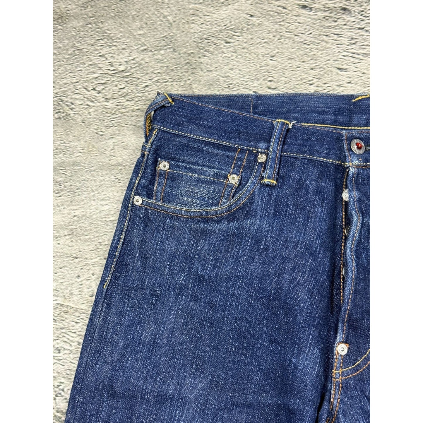 Evisu jeans daicock camo big logo hand painted Y2K