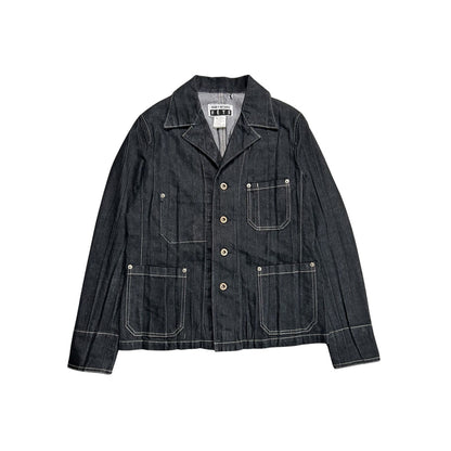 Issey Miyake Fete denim jacket pleated vintage made in Japan