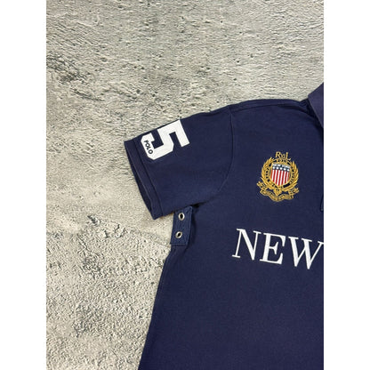 Chief Keef Polo Ralph Lauren New York navy blue Polo T-shirt