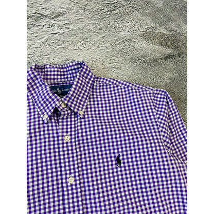 Polo Ralph Lauren shirt button up longsleeve blue striped