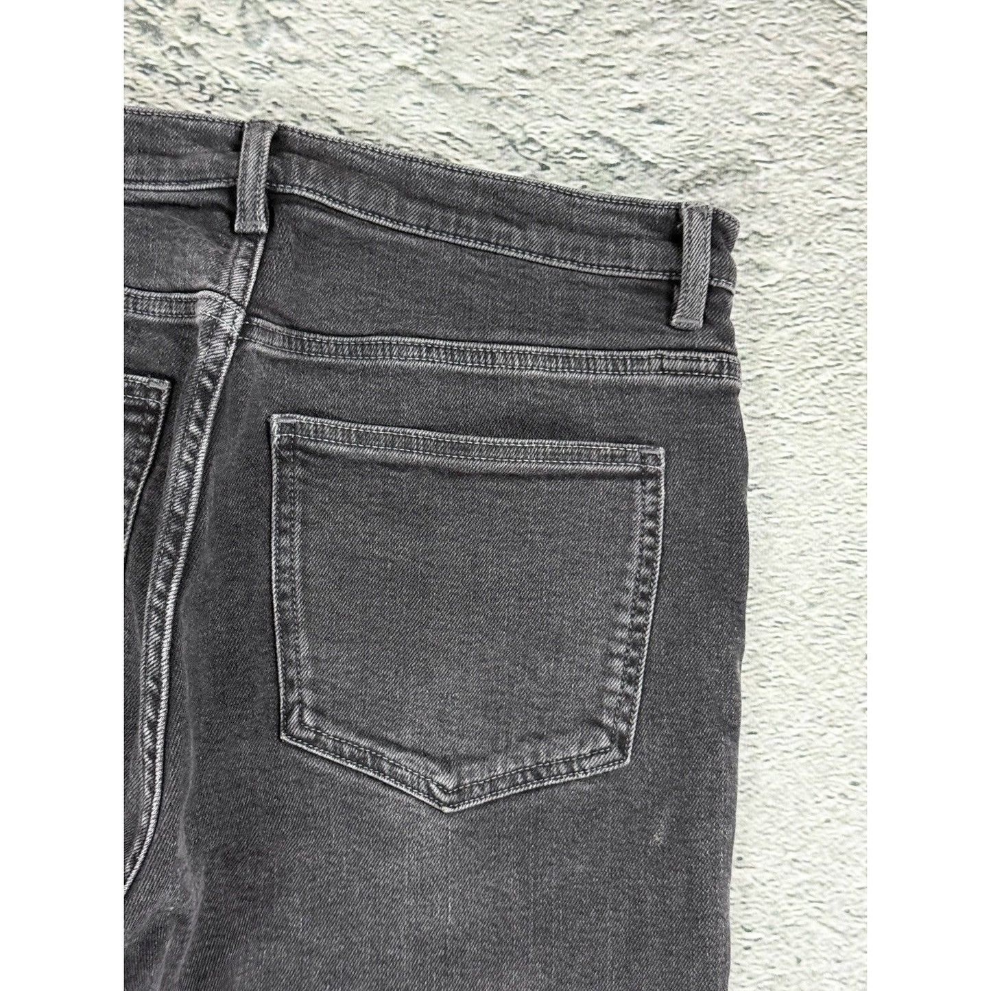 Arket flared black washed jeans Y2K basic bootcut