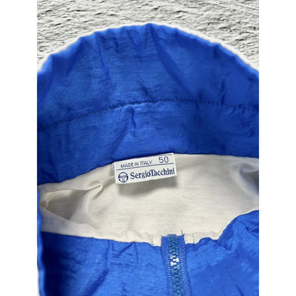 Sergio Tacchini track suit vintage blue white nylon