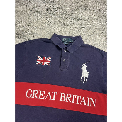 Chief Keef Polo Ralph Lauren Great Britain vintage red navy