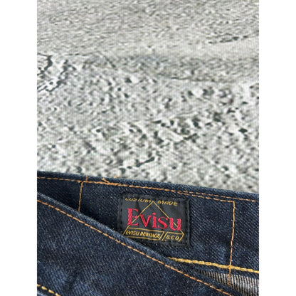 Evisu jeans vintage inside out selvedge red embroidery