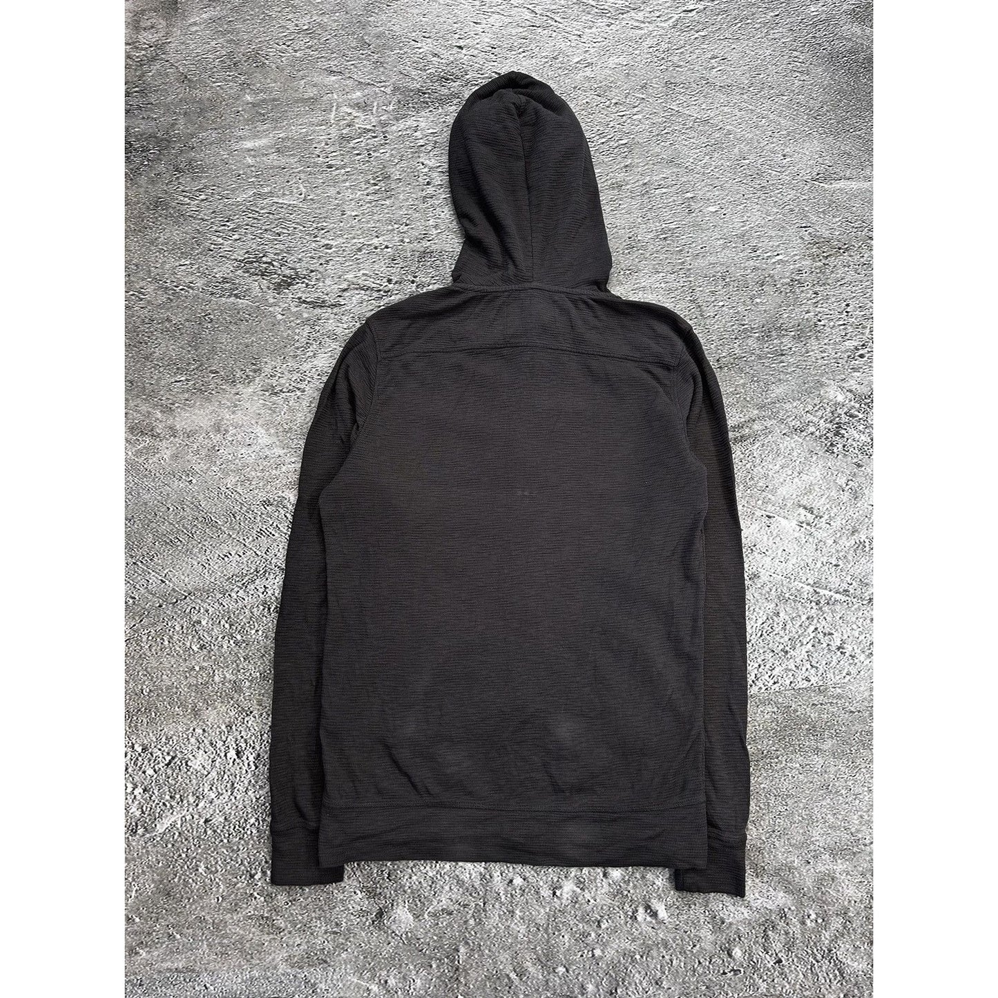 Allsaints zip hoodie grey small logo