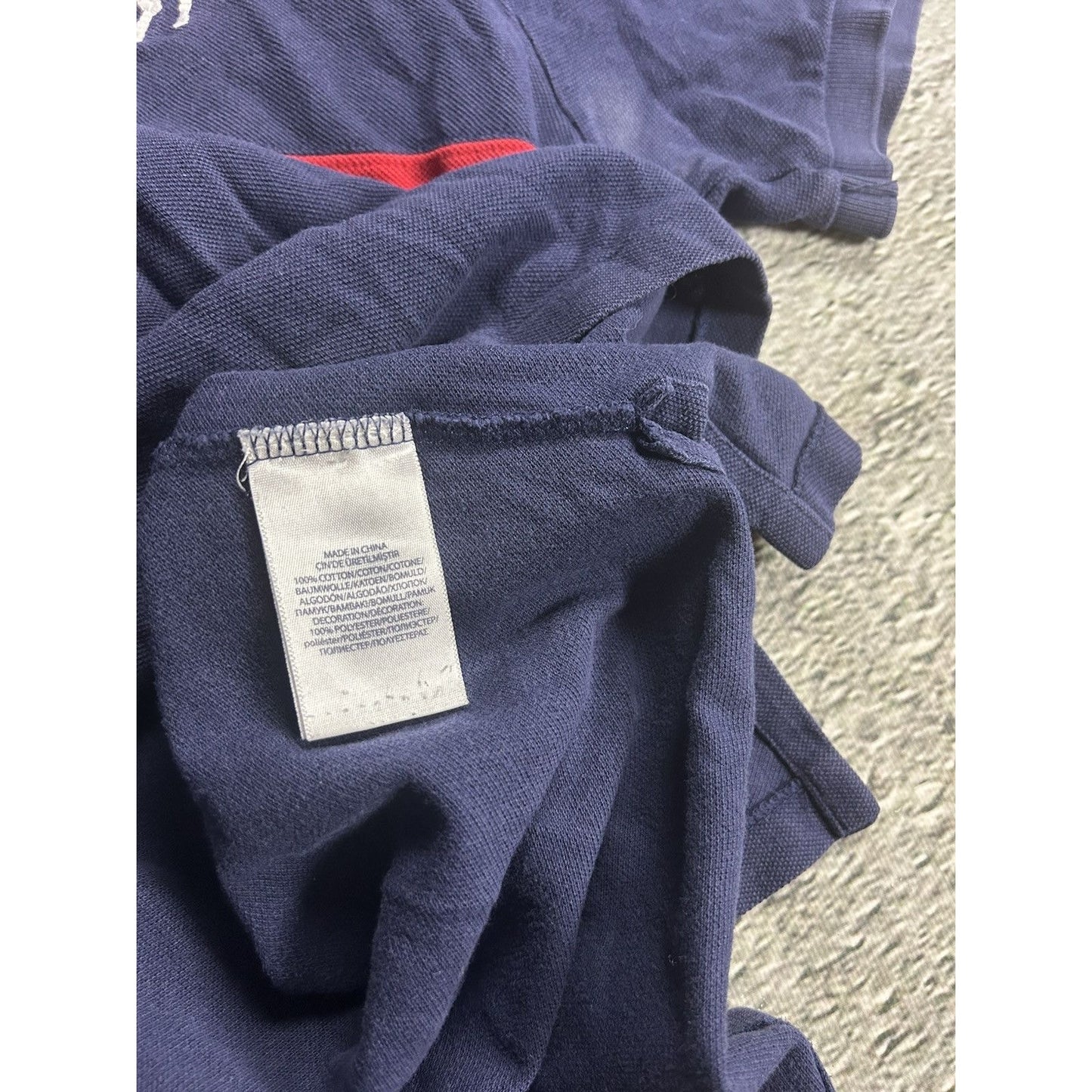 Chief Keef Polo Ralph Lauren Great Britain vintage red navy