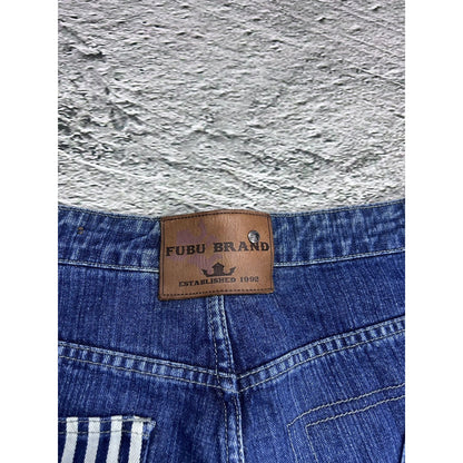 FuBu jeans vintage baggy denim pants blue