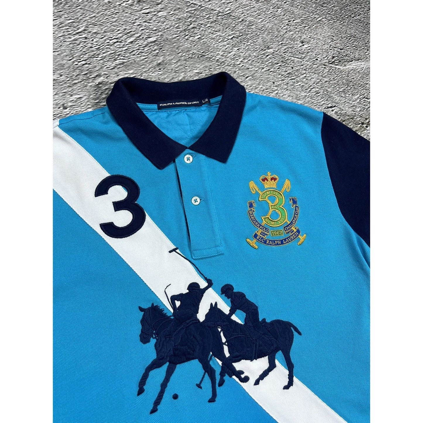 Chief Keef Polo Ralph Lauren Sport vintage blue big pony