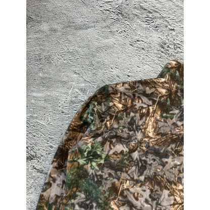 Realtree Camouflage fleece sweatshirt full zip vintage