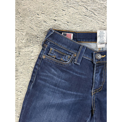 True Religion vintage skinny jeans slim Stella stitching