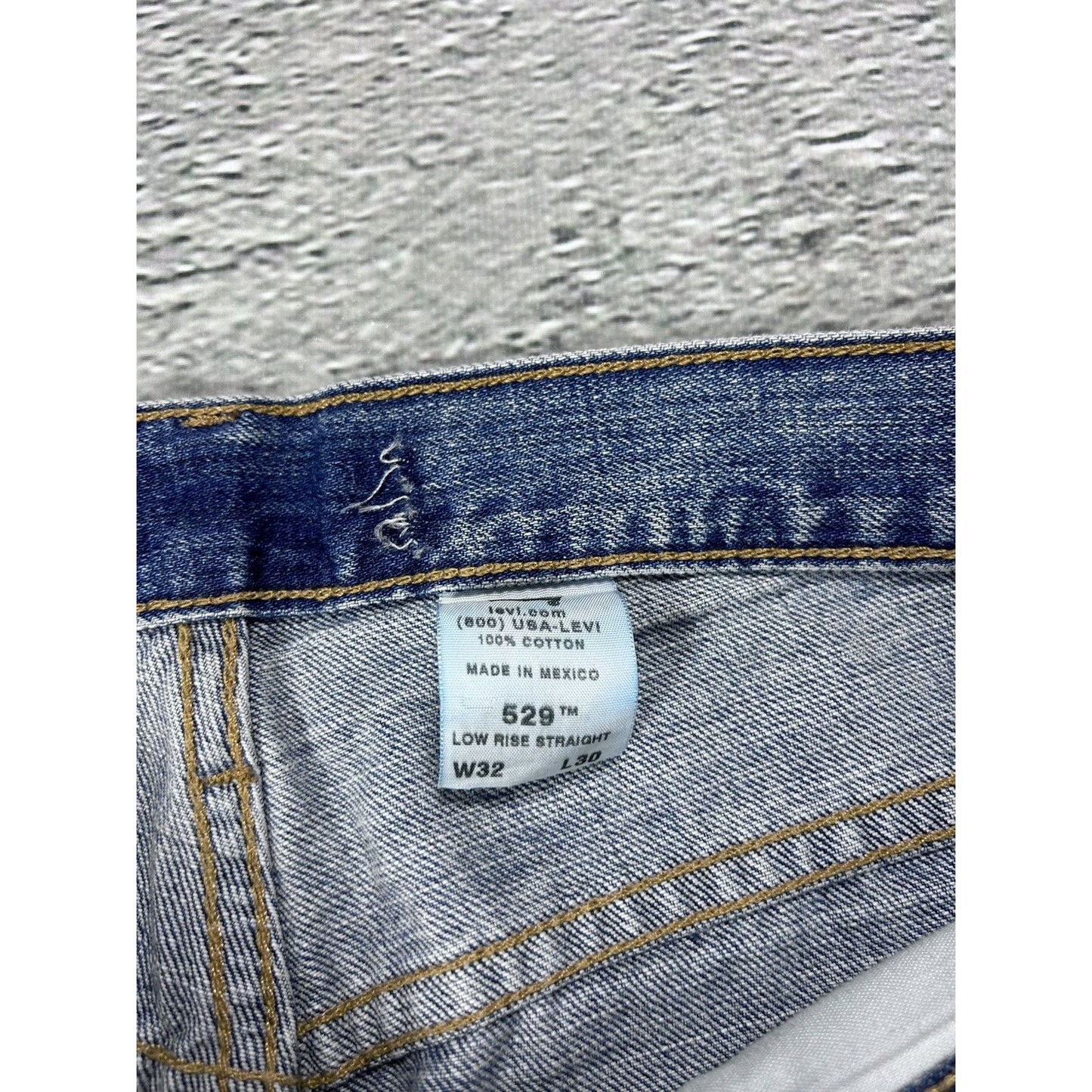 Levis jeans 529 Denim pants Jeans custom made baggy
