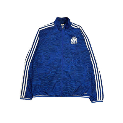 Olympique Marseille Adidas track jacket blue