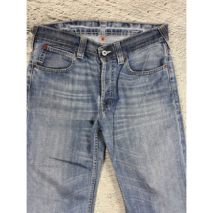 Evisu x Puma vintage baby blue jeans mint seagulls baggy