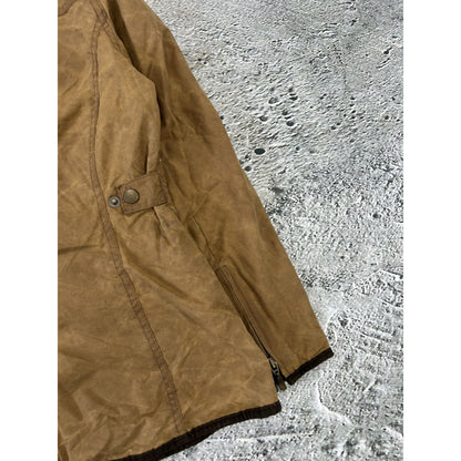 Barbour jacket brown tartan