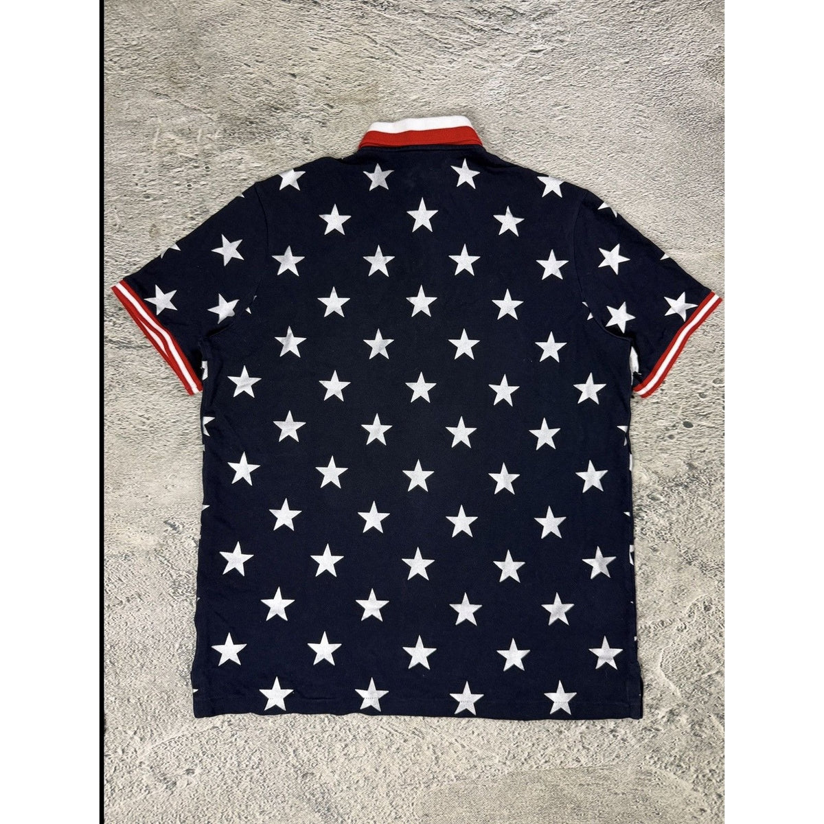 Chief Keef Polo Ralph Lauren stars silver blue T-shirt