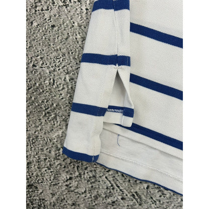 Polo Ralph Lauren t-shirt white blue striped small pony