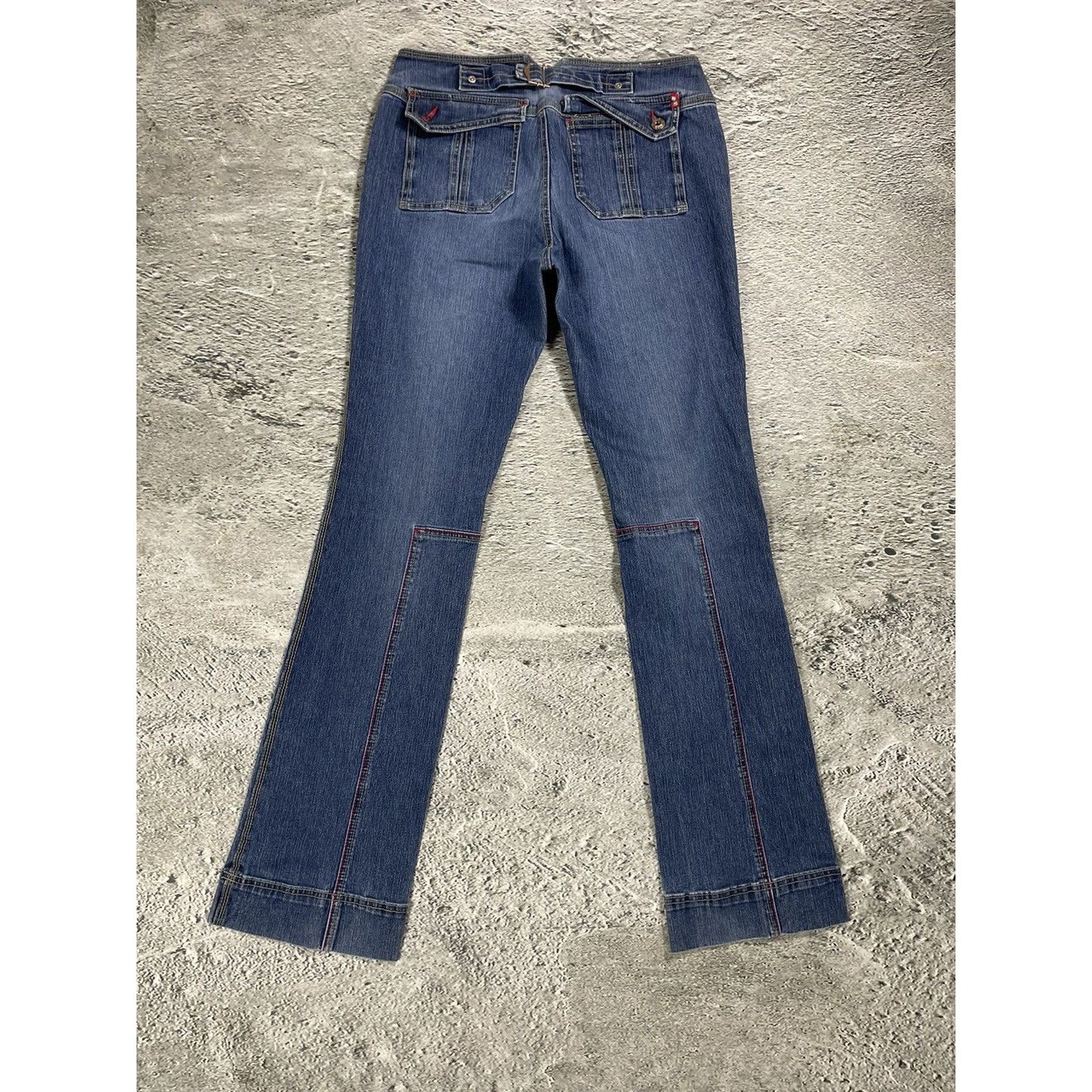 Ecko Red flared jeans denim pants Y2K
