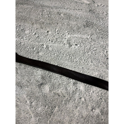 Diesel black leather belt Y2K