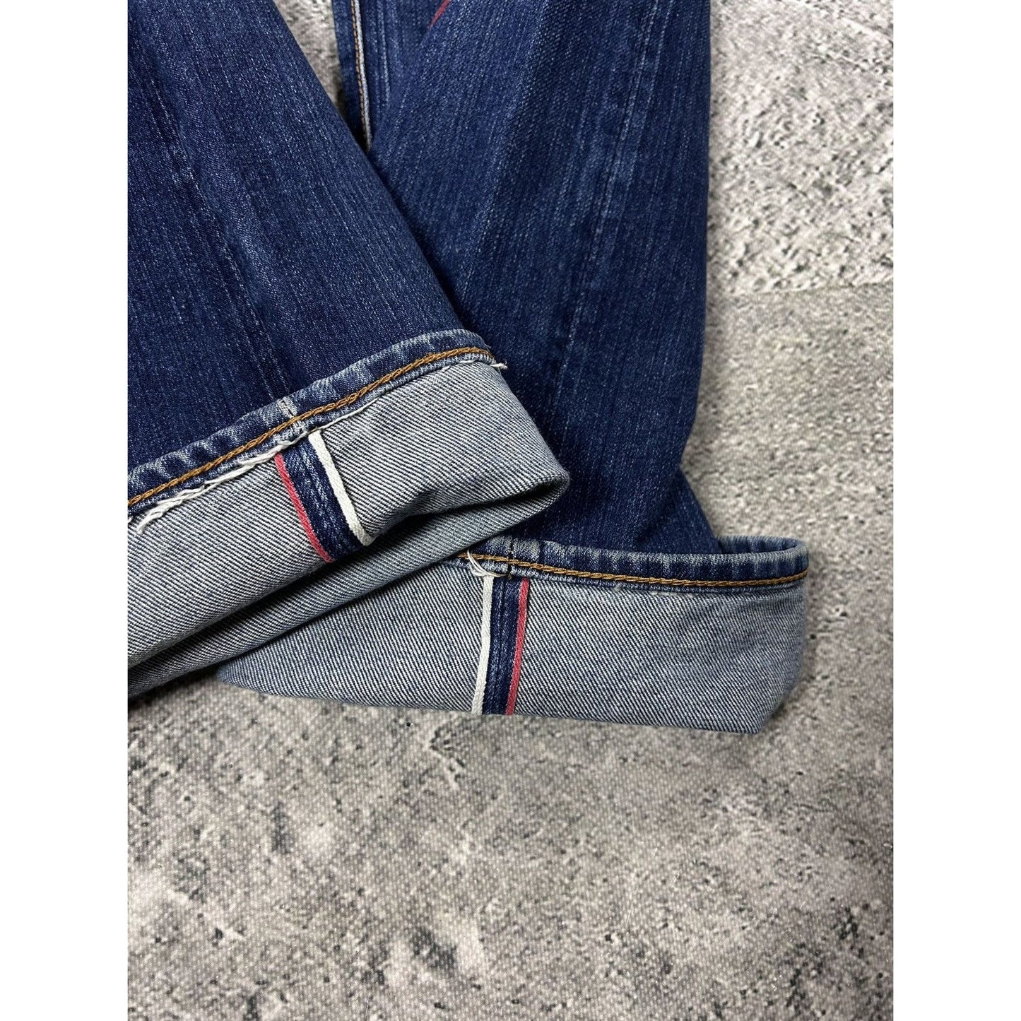 Evisu jeans daicock big logo red selvedge denim Japan