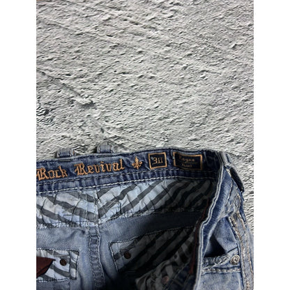 Rock Revival Rogue washed jeans Y2K flared Bootcut