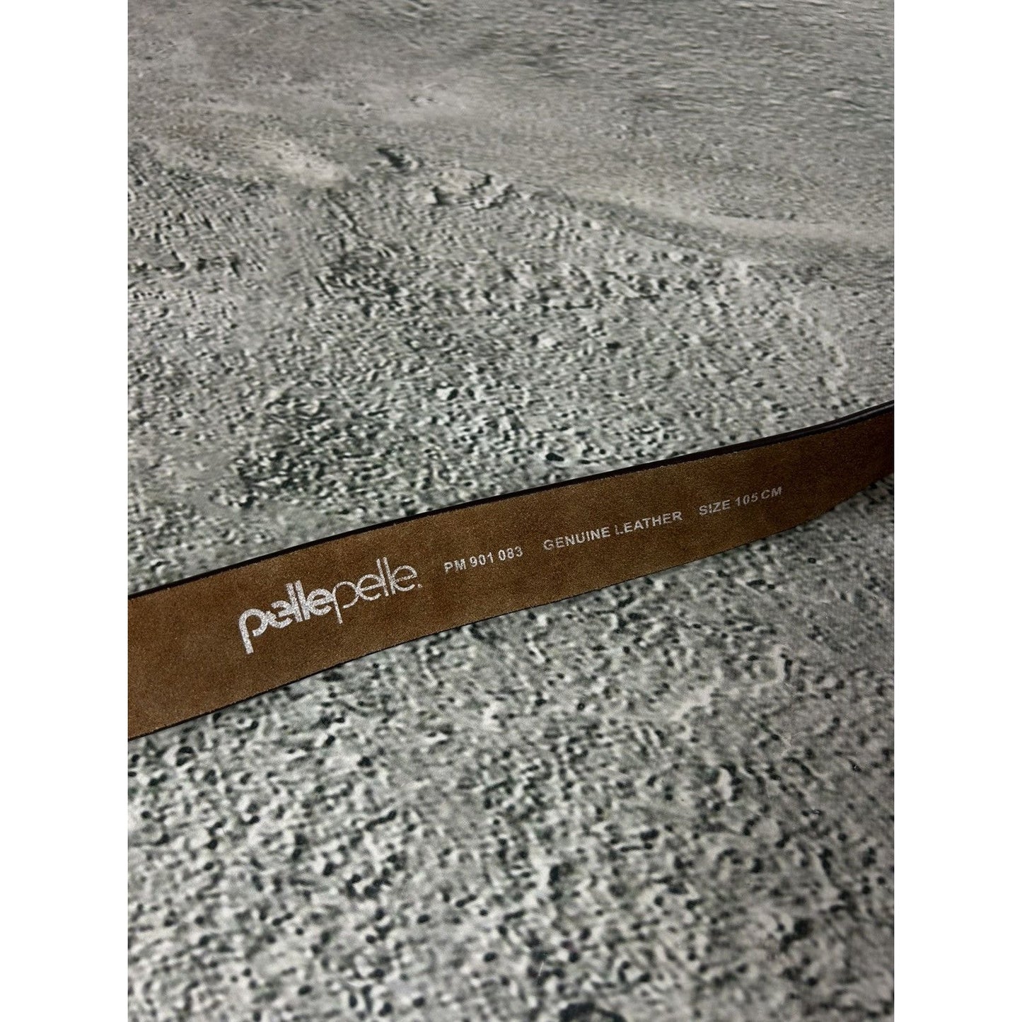 Pelle Pelle belt leather big buckle gold rhinestones Y2K