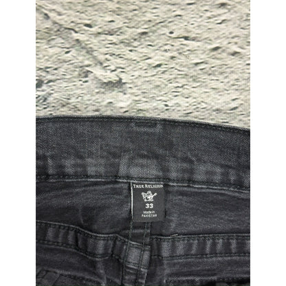 True Religion black jeans painted horseshoe logo Y2K Rocco