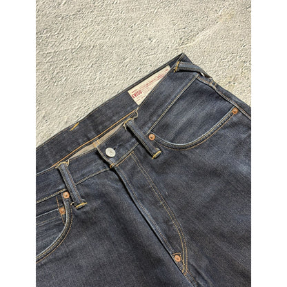 Evisu jeans daicock big logo yellow selvedge denim
