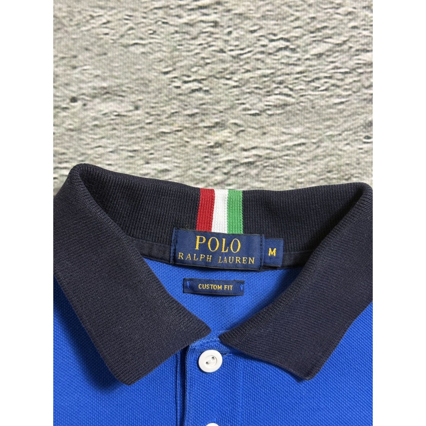 Chief Keef Polo Ralph Lauren Italia vintage blue polo shirt