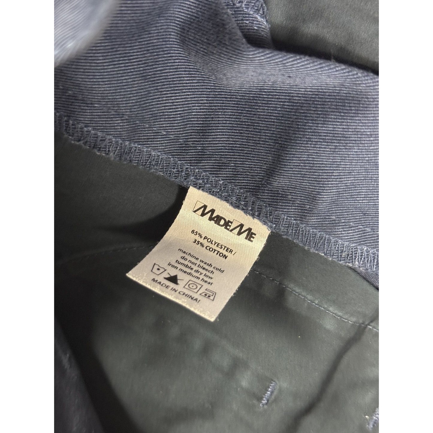 MadeMe baggy pants wideleg chino pants navy