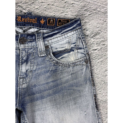 Rock Revival Povey vintage light blue jeans Y2K