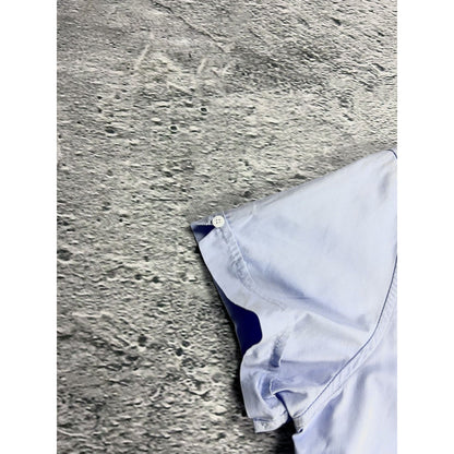 De Fursac Egyptian Cotton shirt baby blue button-up