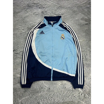Real Madrid Adidas track suit baby blue sweatsuit 2009