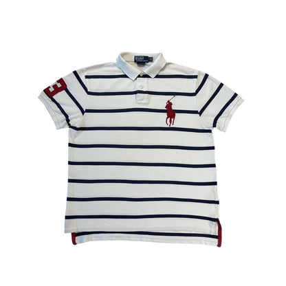 Chief Keef Polo Ralph Lauren vintage big pony white navy