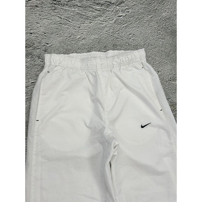 Nike vintage white nylon track pants drill Y2K parachute