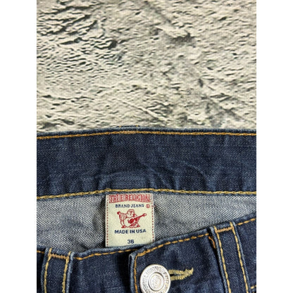 True Religion jeans vintage Ricky denim pants blue big logo