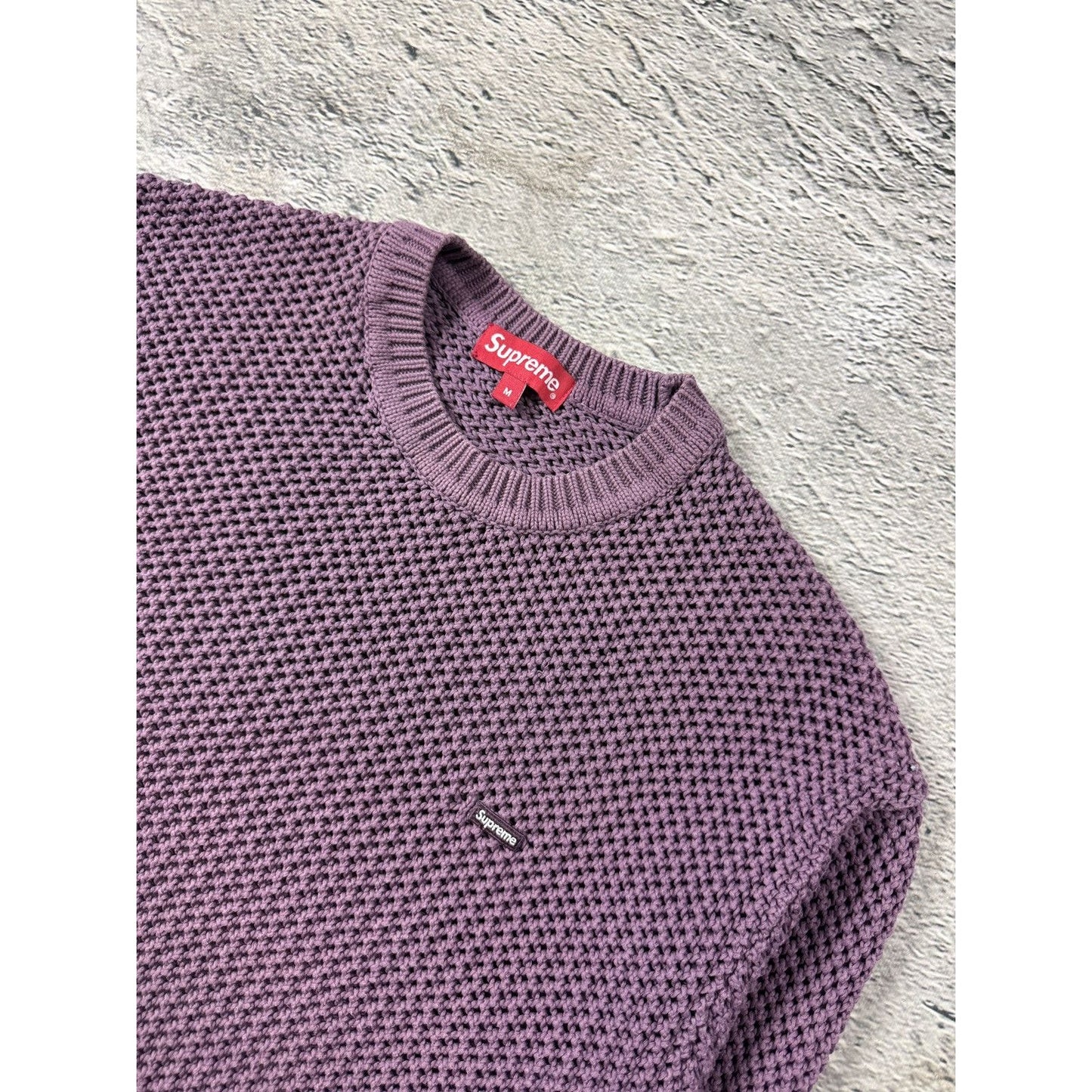 Supreme SS22 Open knit small bogo box logo