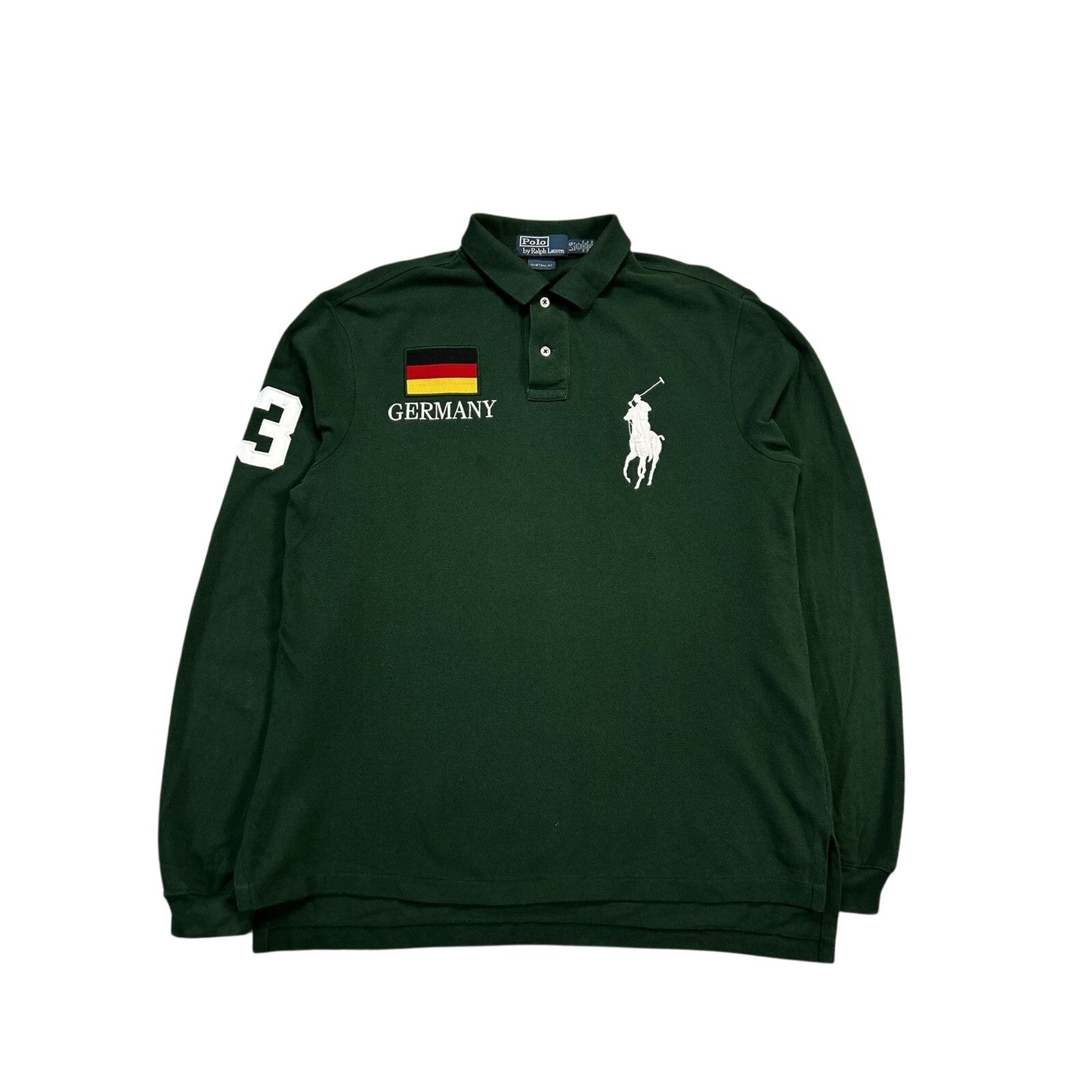 Chief Keef Polo Ralph Lauren Germany big pony longsleeve green