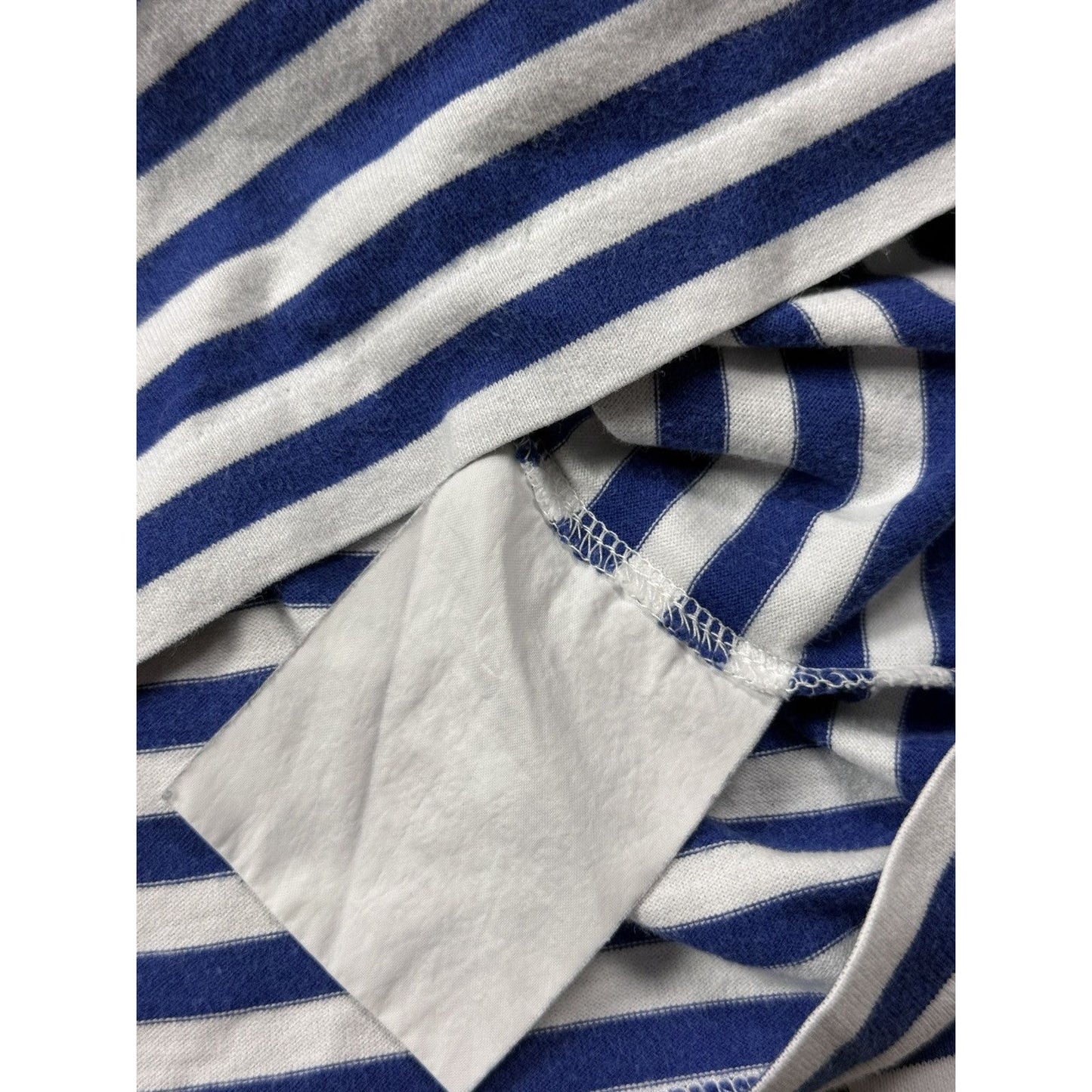 Comme Des Garcons PLAY CDG stripped Longsleeve blue heart