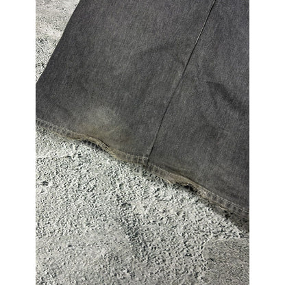 True Religion vintage grey jeans rope white stitching Ricky