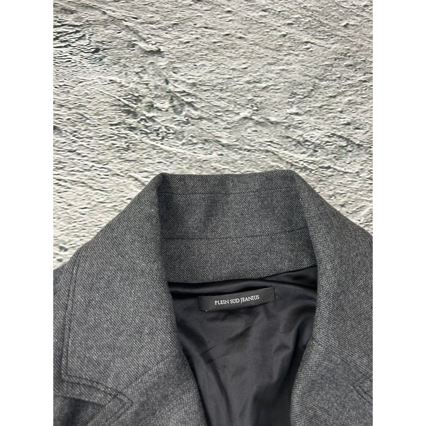 Plein Sud Jeanius Wool Blazer grey