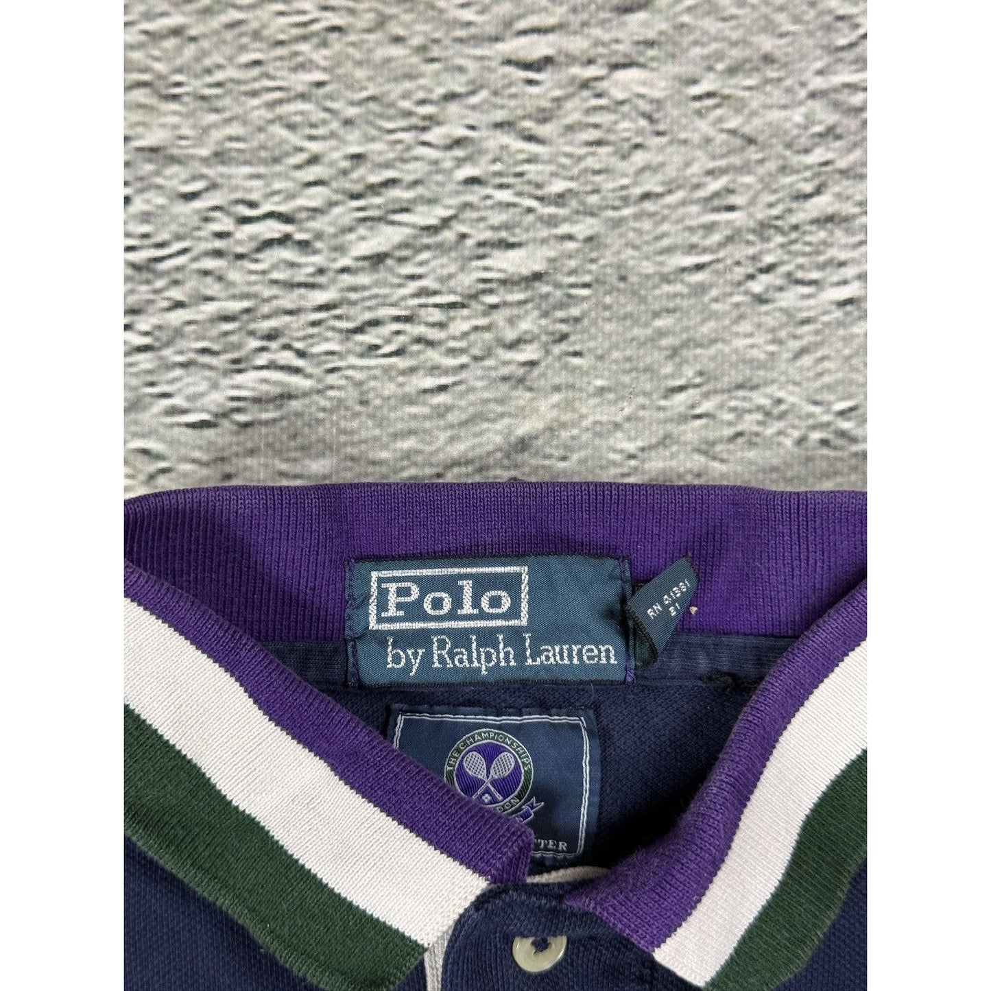 Chief Keef Polo Ralph Lauren Wimbledon T-shirt big pony navy